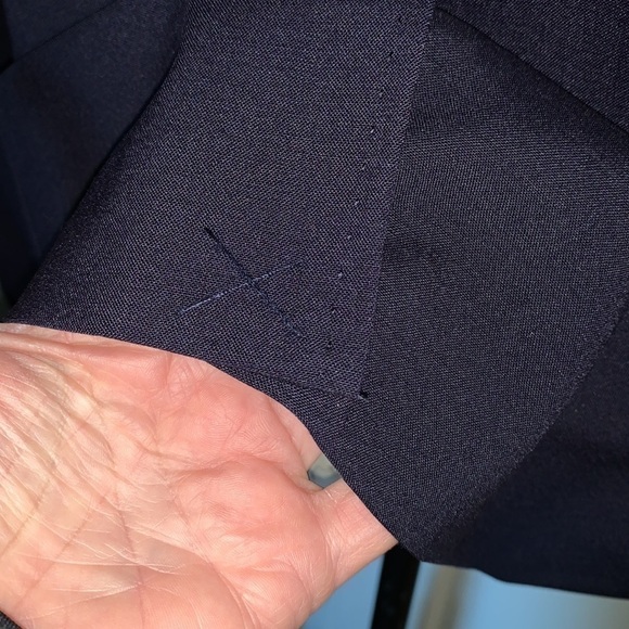 NWOT LANDS’ END Navy Blue Blazer - Picture 7 of 14